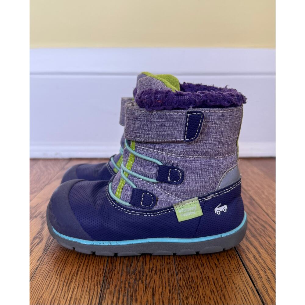 See Kai Run Girls' Purple Boots Size 9 Toddler